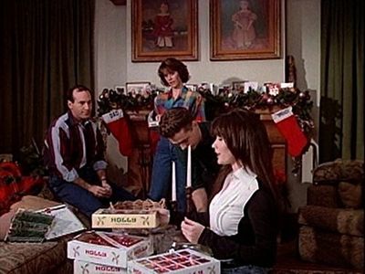 Jason Priestley, Shannen Doherty, James Eckhouse, and Carol Potter in Beverly Hills, 90210 (1990)
