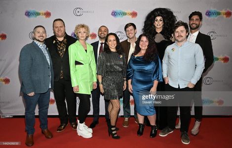 Team Conversion at the NYC Premiere. Left to Right, Josh Covington, Zach Meiners, Jodi Galloway, Matt Ashcroft, Leilani 