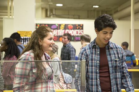 Luca Oriel and Emma Kenney in Shameless (2011)