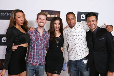 Liz Haley, Noah Baron, Jasmin Marsters, Adam Rennie, and Robert Santiago at The Guardsmen premiere