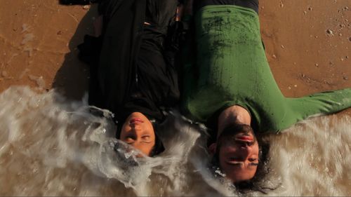 Kais Nashif and Maisa Abd Elhadi in Habibi Rasak Kharban (2011)