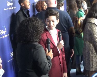 Sean Philip Glasgow and Nathan Arenas at the premiere of Diary Of A Future President