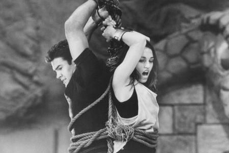 Amy Jo Johnson and Austin St. John in Turbo: A Power Rangers Movie (1997)