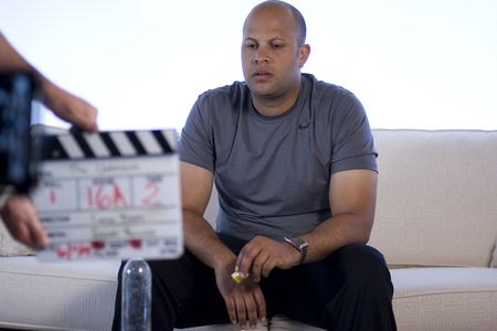 Conroe Brooks on the set of The Unknown
