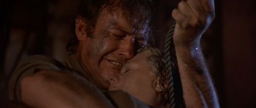 Gene Hackman and Shelley Winters in The Poseidon Adventure (1972)