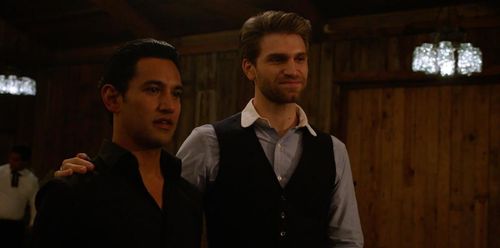 Keegan Allen and Matt Pascua in Walker: It's a Nice Day for a Ranger Wedding (2023)