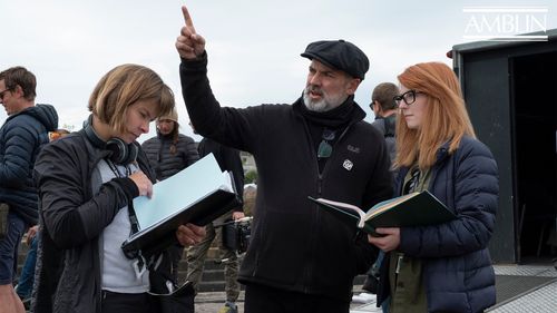 Sam Mendes and Krysty Wilson-Cairns in 1917 (2019)