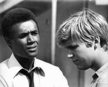 Jeff Bridges and Calvin Lockhart in Halls of Anger (1970)
