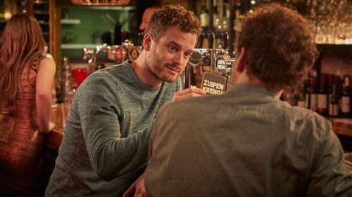 Jim Bakkum and Pim Wessels in Something About Love (2021)