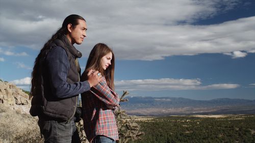 Willa Holland and Tatanka Means in Tiger Eyes (2012)
