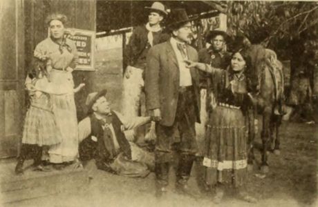 Charles K. French and Red Wing in The Adventures of a Cowpuncher (1910)