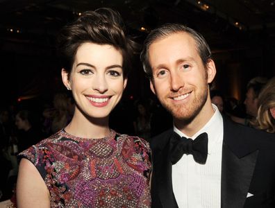 Anne Hathaway and Adam Shulman