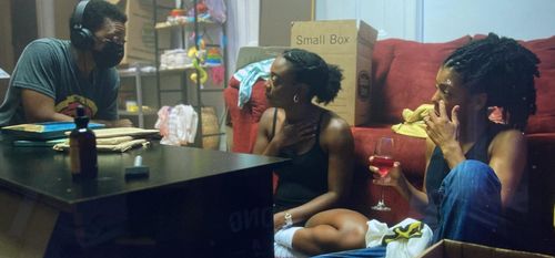 Mia del Giudice, Rene Henry, and Huriyyah Muhammad