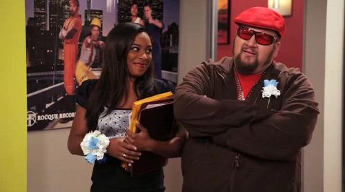 Tanya Chisholm and Stephen Kramer Glickman in Big Time Rush (2009)
