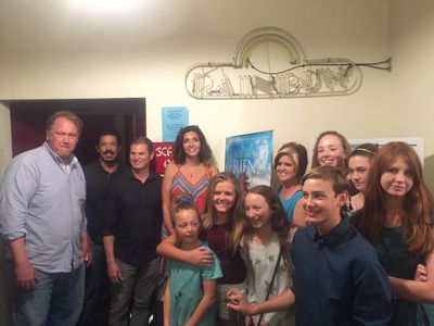 Catherine Fisher premier event with cast and production team for My Best Friend
