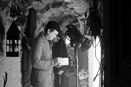 Erik Peter Carlson on the set of A Fairy Tale After All.