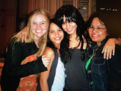 Vanessa Hudgens, Stella Hudgens, Jailyn Osborne, and Gina Hudgens