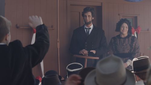 Michelle Swink and Don Taylor in America: Imagine the World Without Her (2014)