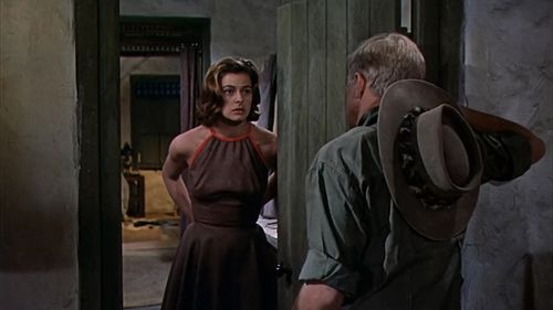 Michèle Girardon and Hardy Krüger in Hatari! (1962)