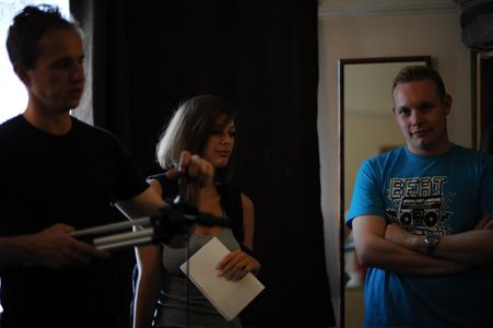 Lee Neville, Karla Jenkins, and Adrian Grieb in Time Stops Moving (2010)