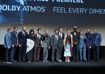 Michael Douglas, Louis D'Esposito, Martin Donovan, Kevin Feige, Judy Greer, Wood Harris, Michael Peña, Peyton Reed, Paul