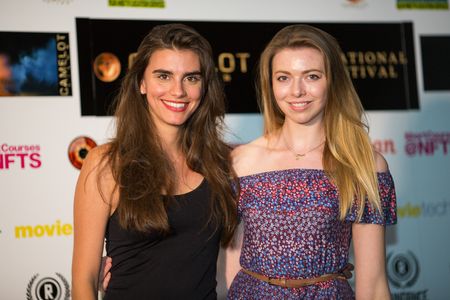 Actresses Lara Heller and Abbie Steele at Camelot Films International Film Festival 2016