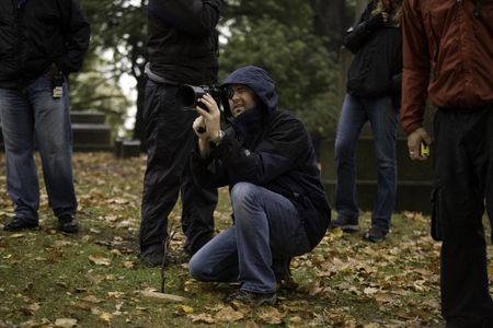 Joe Otting on set