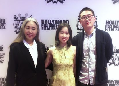 At the screening of 