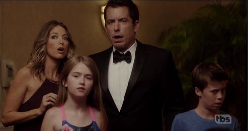 Jason Jones, Natalie Zea, Ashley Gerasimovich, and Liam Carroll in The Detour (2016)