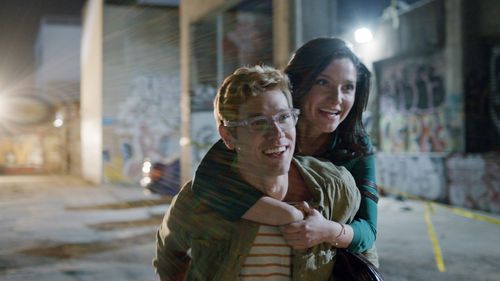 Tara Grammy and Chris O'Shea in A Simple Wedding (2018)