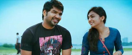 Jai and Nazriya Nazim in Thirumannam Ennum Nikkah (2014)