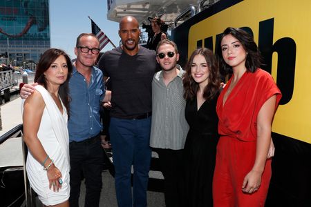 Ming-Na Wen, Henry Simmons, Clark Gregg, Iain De Caestecker, Chloe Bennet, and Elizabeth Henstridge at an event for IMDb