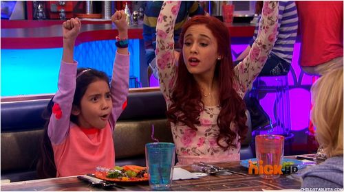 Ariana Grande and Isabella Day in Sam & Cat (2013)