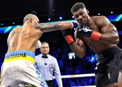Anthony Joshua and Oleksandr Usyk in Sky Sports World Championship Boxing: WBA, WBO & IBF Heavyweight Titles: Oleksandr 