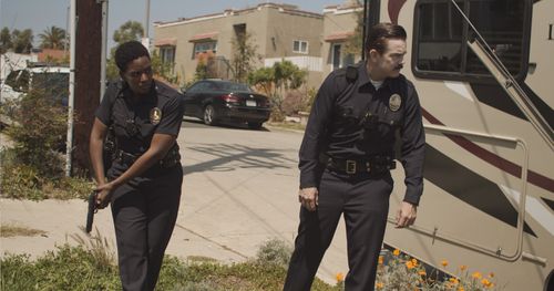 Jeff Pride as Officer Greg Meyers in 