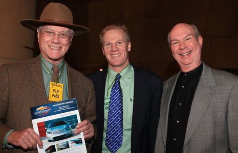 with Larry Hagman & cast member Sky McDougall @ the 