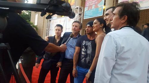 Edwin Gagiano w/ Sean Cameron Michael, Brandon Auret, Suraya Santos, Christopher-Lee dos Santos and Diony Kempen at the 