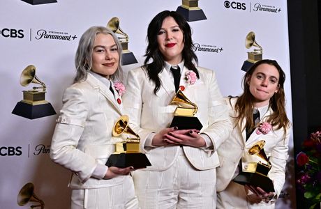 Phoebe Bridgers, Lucy Dacus, and Julien Baker