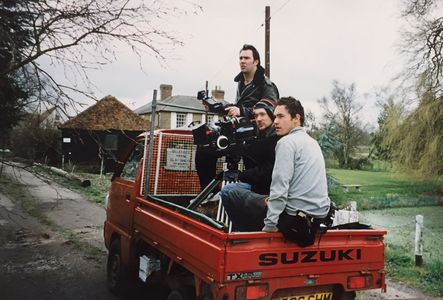 Rupert Bryan on set