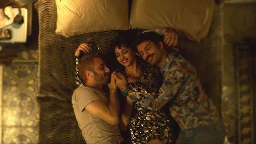Maisa Abd Elhadi, Riyad Sliman, and Aiman Daw in Nafas (2019)