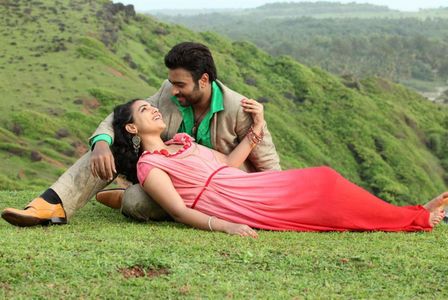 Nithya Menen and Nara Rohith in Okkadine (2013)