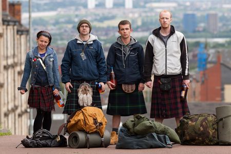 Gary Maitland, William Ruane, Jasmin Riggins, and Paul Brannigan in The Angels' Share (2012)