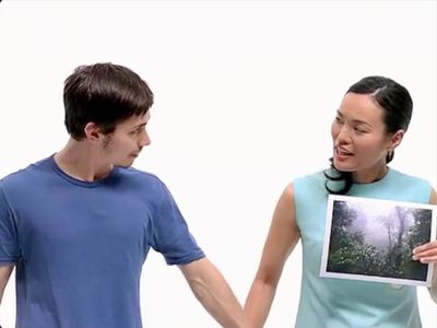 Apple Get-a-Mac Network Justin Long and Kazumi Aihara