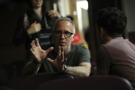 Joe Chappelle on set of An Acceptable Loss