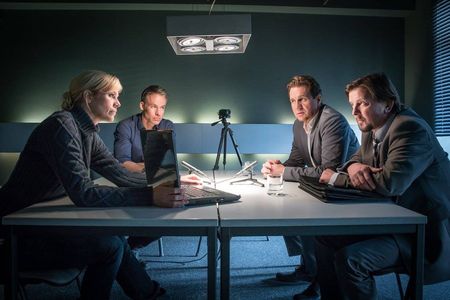 Marco Girnth, Thomas Heinze, Melanie Marschke, and Thomas Rudnick in Leipzig Homicide (2001)