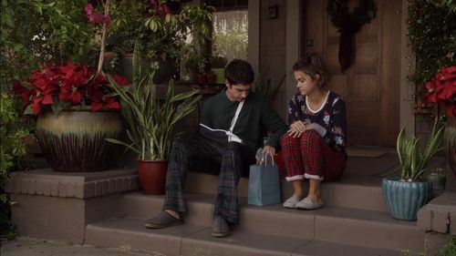 Maia Mitchell and David Lambert in The Fosters (2013)