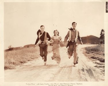 Buster Crabbe, June Martel, and John Patterson in Forlorn River (1937)