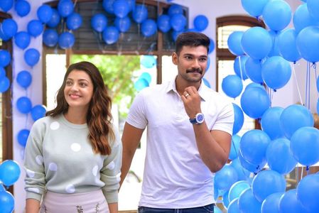 Kajal Aggarwal and Sai Srinivas Bellamkonda in Kavacham (2018)