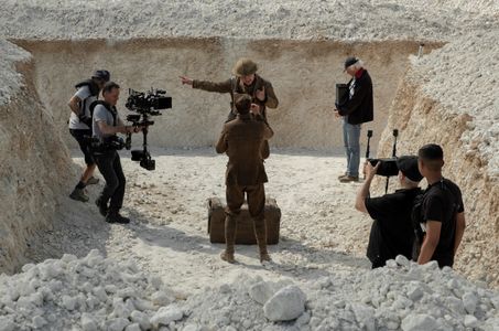 On the set of 1917