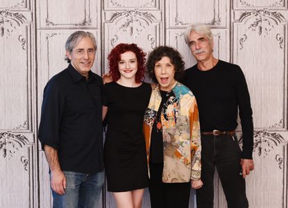 Sam Elliott, Lily Tomlin, Paul Weitz, and Julia Garner